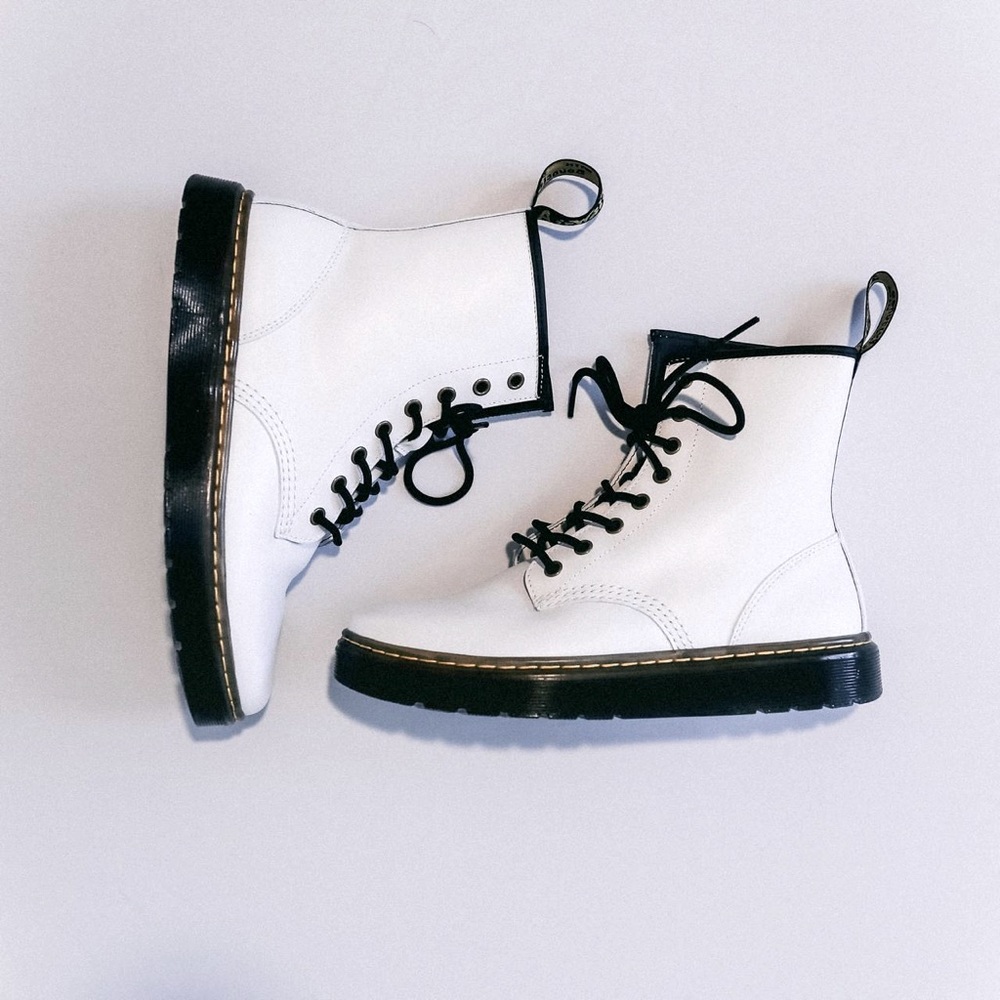 Brand New white Doc Martens. Never worn and in perfect condition. Womens 9.